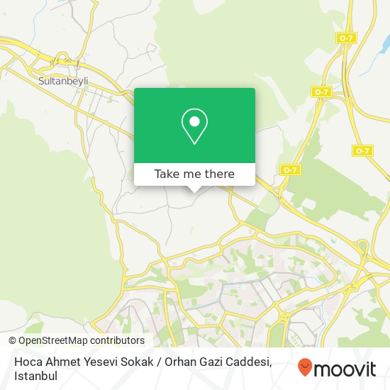 Hoca Ahmet Yesevi Sokak / Orhan Gazi Caddesi map