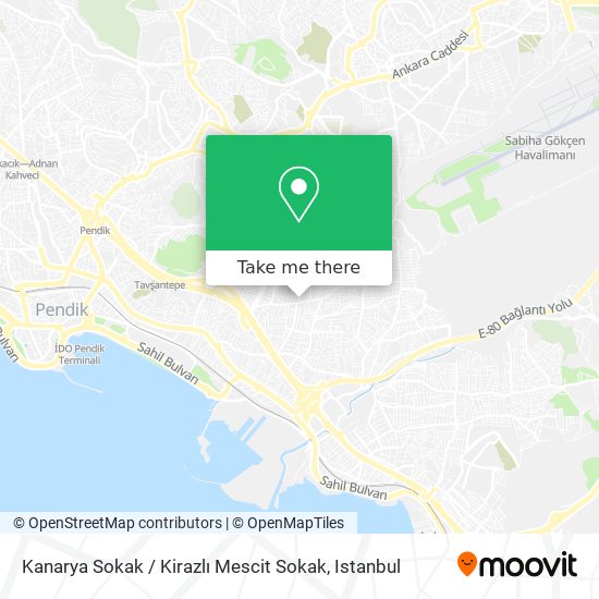 Kanarya Sokak / Kirazlı Mescit Sokak map