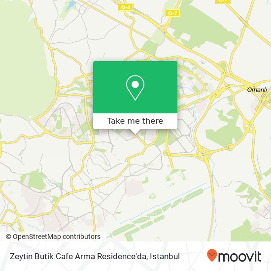 Zeytin Butik Cafe Arma Residence'da map