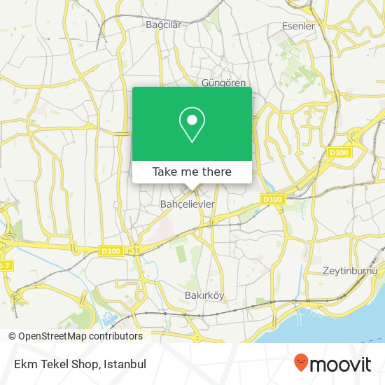 Ekm Tekel Shop map