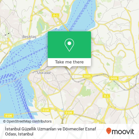 İstanbul Güzellik Uzmanları ve Dövmeciler Esnaf Odası map