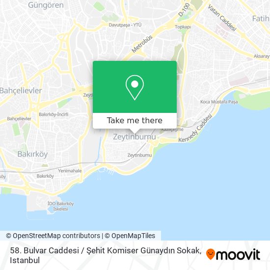 58. Bulvar Caddesi / Şehit Komiser Günaydın Sokak map
