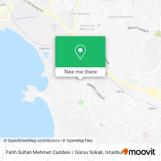 Fatih Sultan Mehmet Caddesi / Gürsu Sokak map