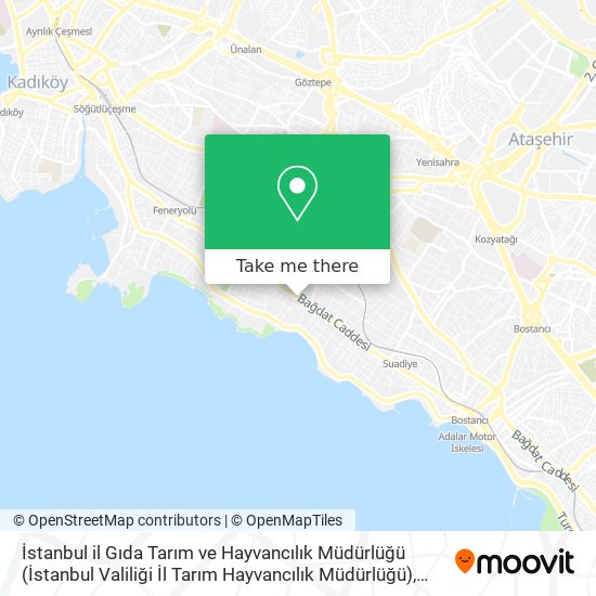 İstanbul il Gıda Tarım ve Hayvancılık Müdürlüğü (İstanbul Valiliği İl Tarım Hayvancılık Müdürlüğü) map