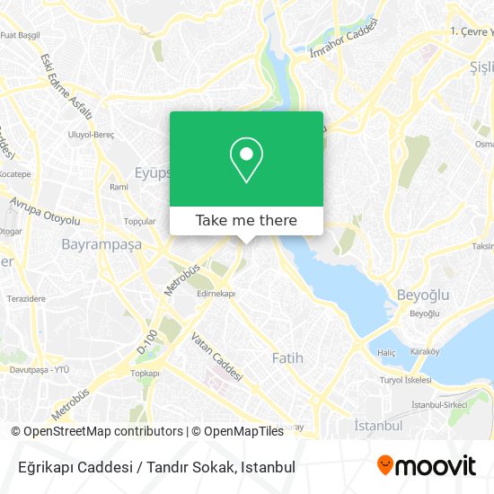 Eğrikapı Caddesi / Tandır Sokak map