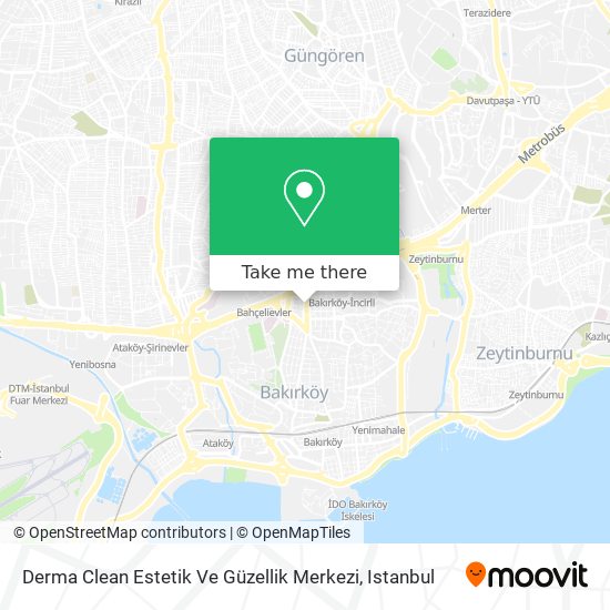 Derma Clean Estetik Ve Güzellik Merkezi map