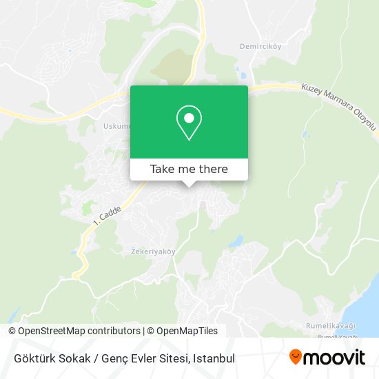 Göktürk Sokak / Genç Evler Sitesi map