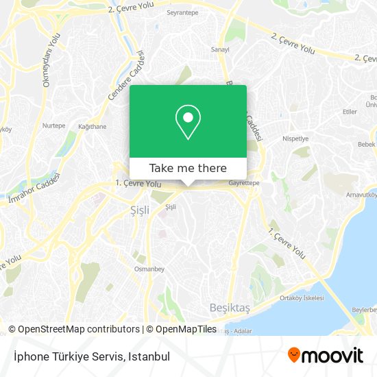 İphone Türkiye Servis map