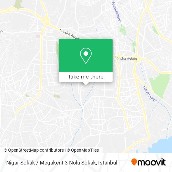 Nigar Sokak / Megakent 3 Nolu Sokak map