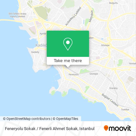 Feneryolu Sokak / Fenerli Ahmet Sokak map