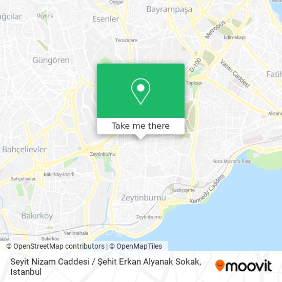 Seyit Nizam Caddesi / Şehit Erkan Alyanak Sokak map