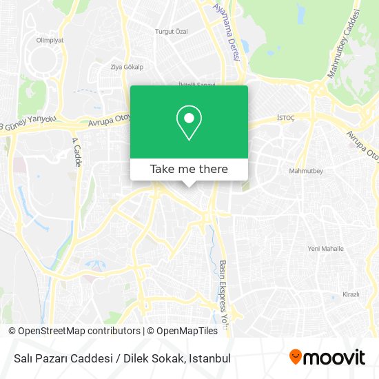 Salı Pazarı Caddesi / Dilek Sokak map