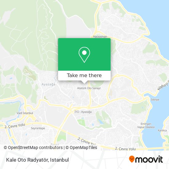 Kale Oto Radyatör map