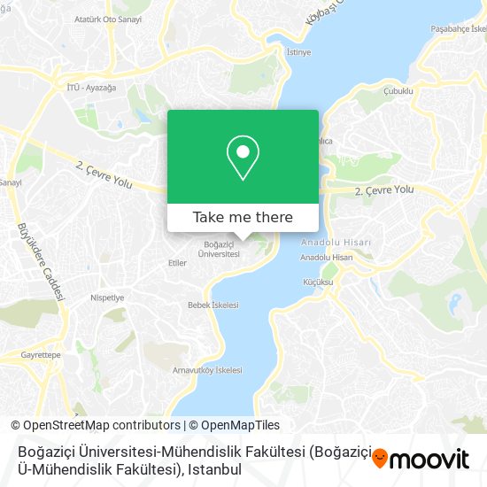 Boğaziçi Üniversitesi-Mühendislik Fakültesi map