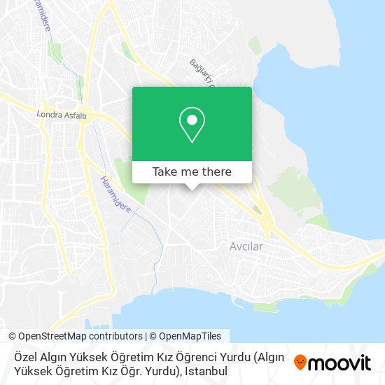 Özel Algın Yüksek Öğretim Kız Öğrenci Yurdu (Algın Yüksek Öğretim Kız Öğr. Yurdu) map