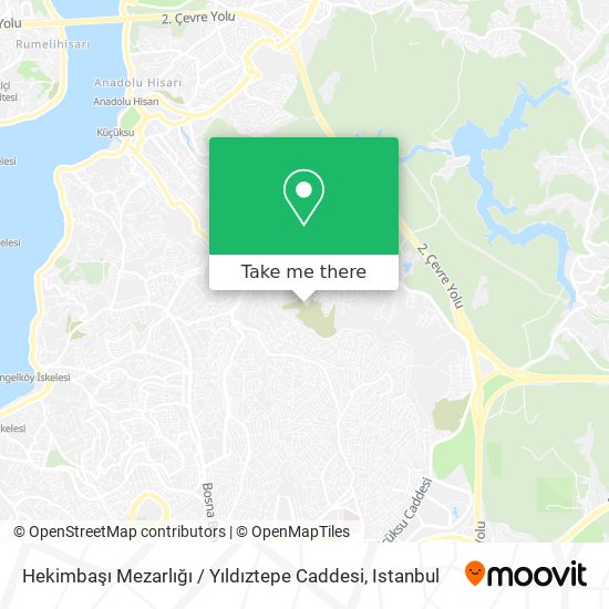 Hekimbaşı Mezarlığı / Yıldıztepe Caddesi map