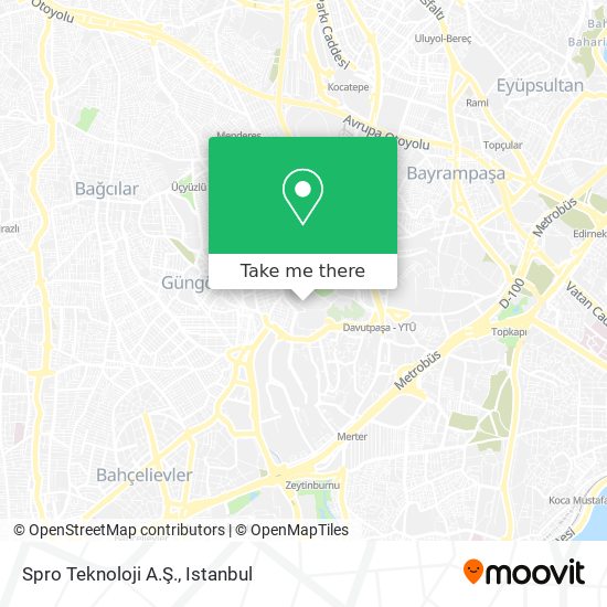 Spro Teknoloji A.Ş. map