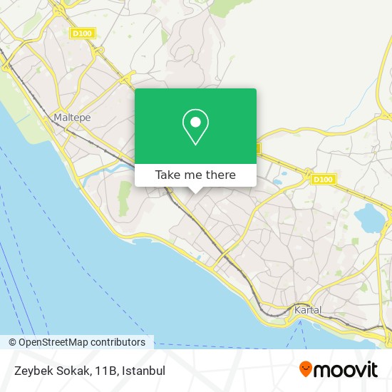 Zeybek Sokak, 11B map