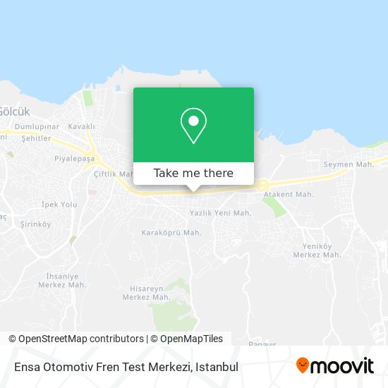 Ensa Otomotiv Fren Test Merkezi map