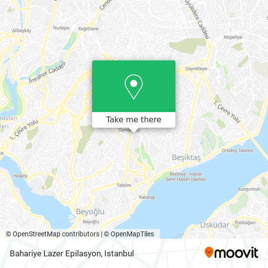 Bahariye Lazer Epilasyon map