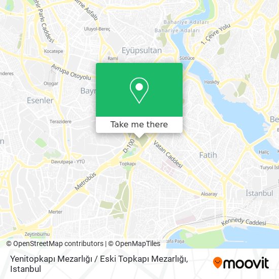 Yenitopkapı Mezarlığı / Eski Topkapı Mezarlığı map