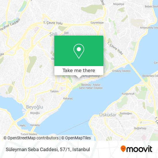 Süleyman Seba Caddesi, 57/1 map