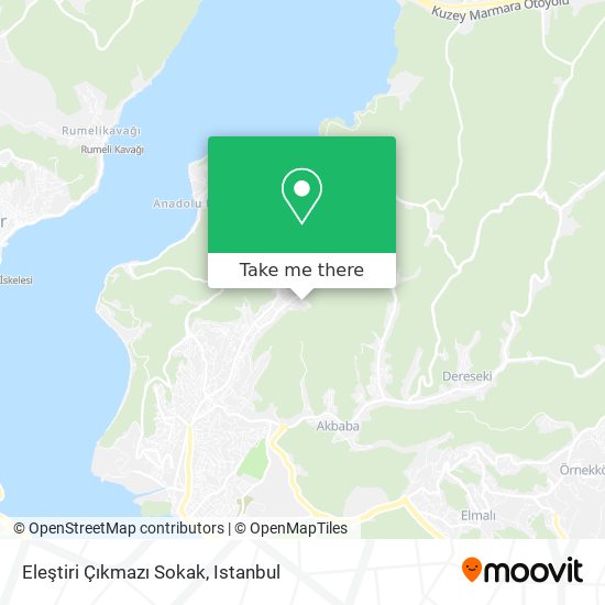 Eleştiri Çıkmazı Sokak map