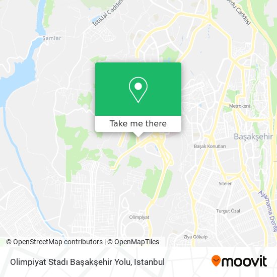 Olimpiyat Stadı Başakşehir Yolu map