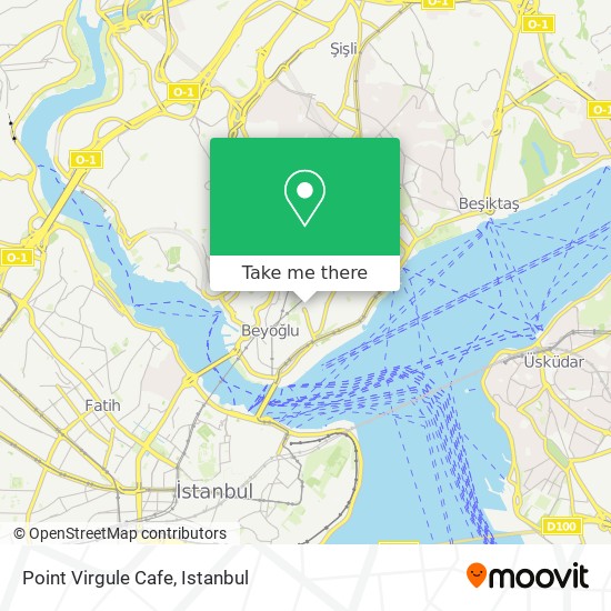 Point Virgule Cafe map