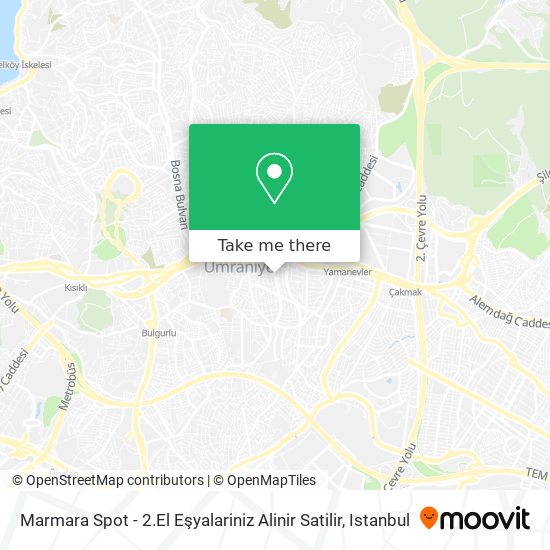 Marmara Spot - 2.El Eşyalariniz Alinir Satilir map