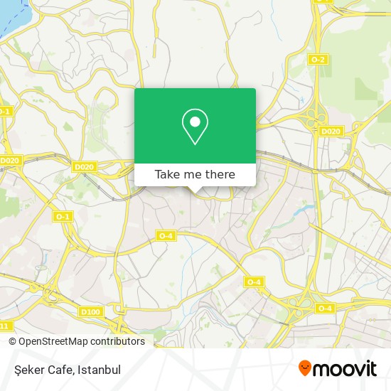 Şeker Cafe map