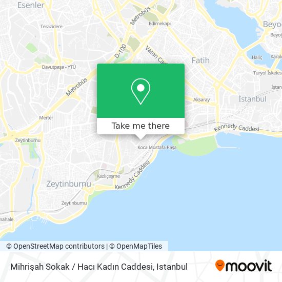 Mihrişah Sokak / Hacı Kadın Caddesi map