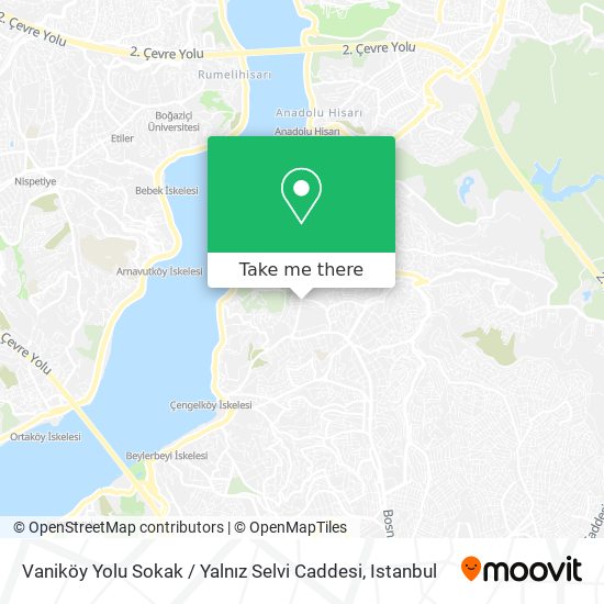 Vaniköy Yolu Sokak / Yalnız Selvi Caddesi map