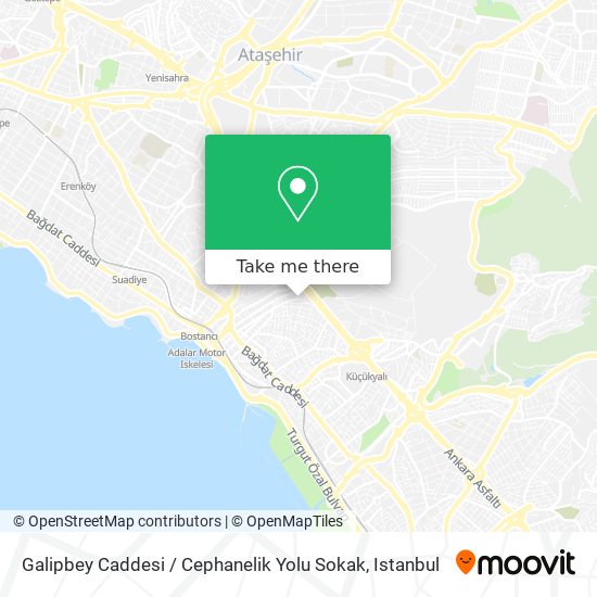 Galipbey Caddesi / Cephanelik Yolu Sokak map