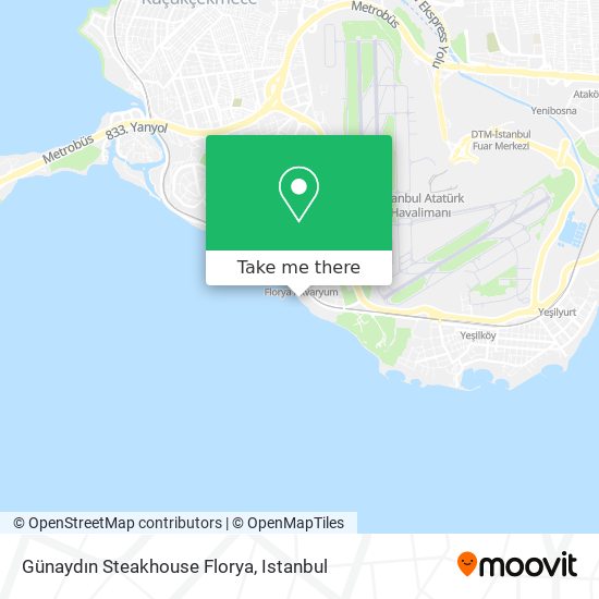 Günaydın Steakhouse Florya map