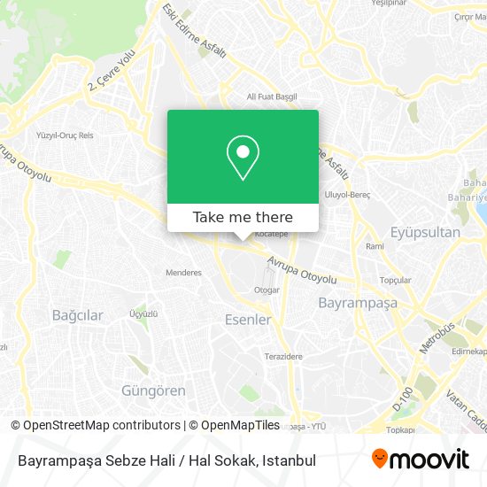 Bayrampaşa Sebze Hali / Hal Sokak map