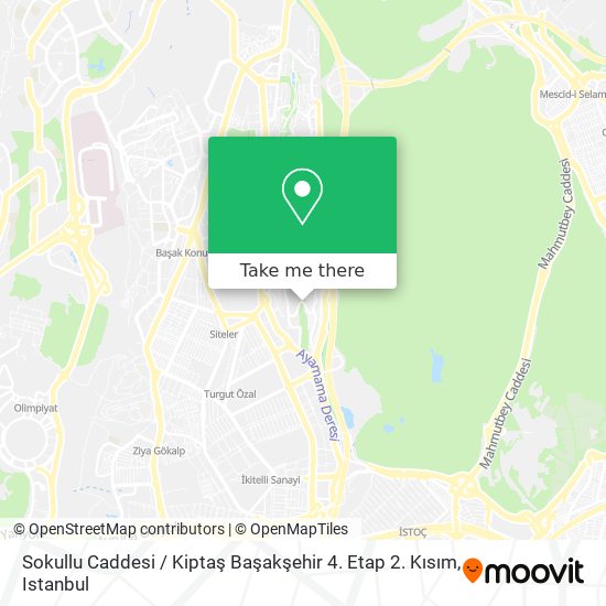 Sokullu Caddesi / Kiptaş Başakşehir 4. Etap 2. Kısım map