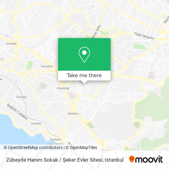 Zübeyde Hanım Sokak / Şeker Evler Sitesi map