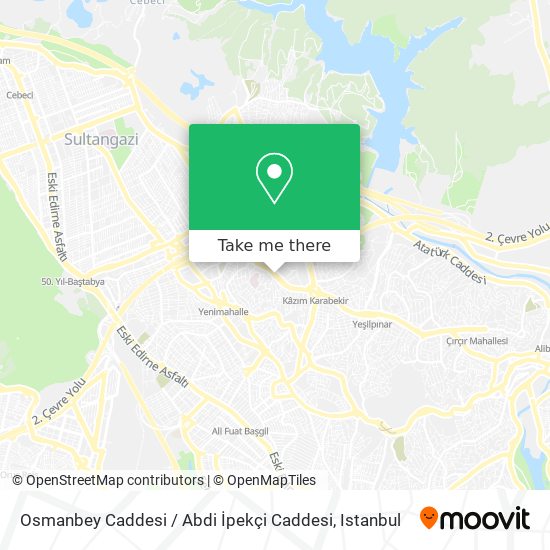 Osmanbey Caddesi / Abdi İpekçi Caddesi map