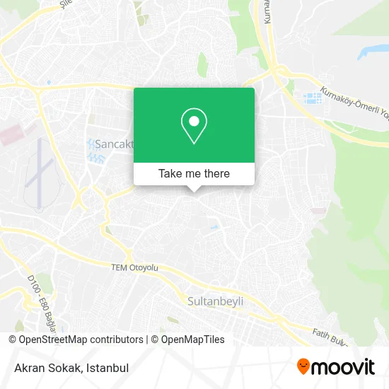 Akran Sokak map