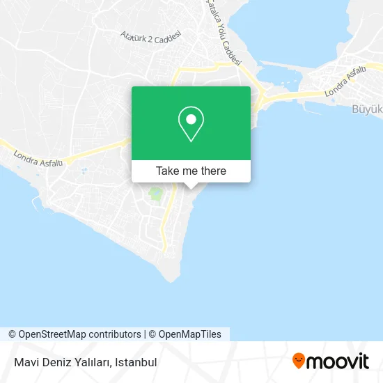 Mavi Deniz Yalıları map
