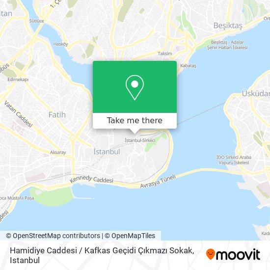 Hamidiye Caddesi / Kafkas Geçidi Çıkmazı Sokak map