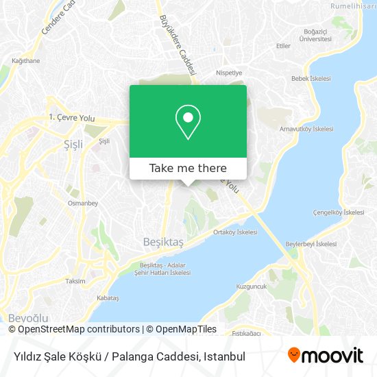 Yıldız Şale Köşkü / Palanga Caddesi map