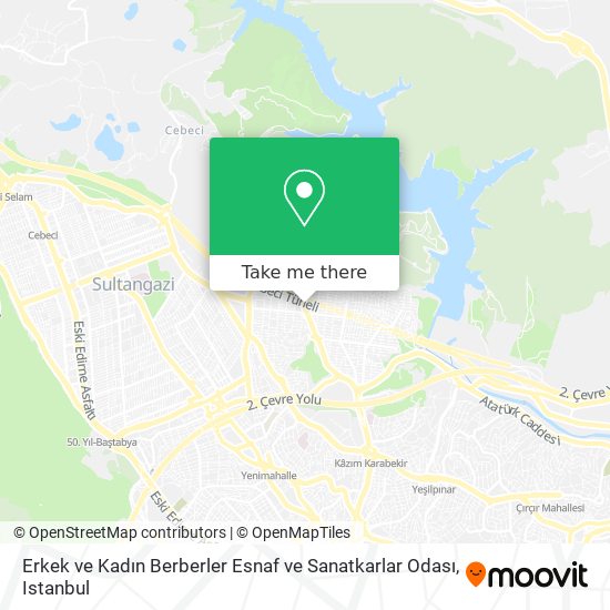 Erkek ve Kadın Berberler Esnaf ve Sanatkarlar Odası map