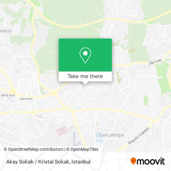 Akay Sokak / Kristal Sokak map