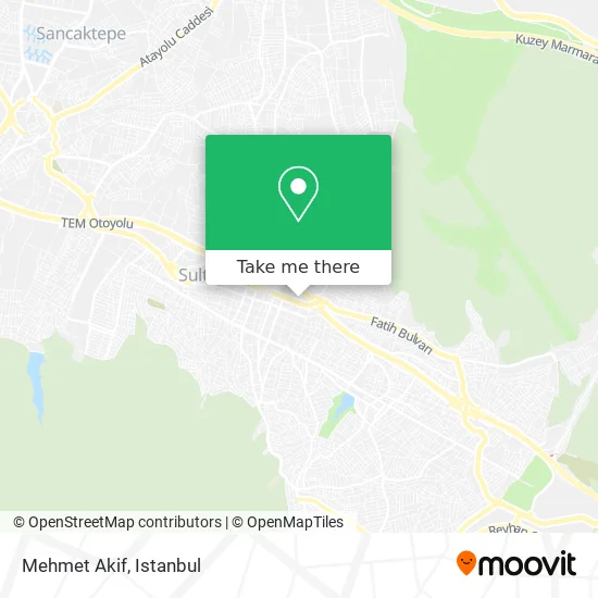Mehmet Akif map