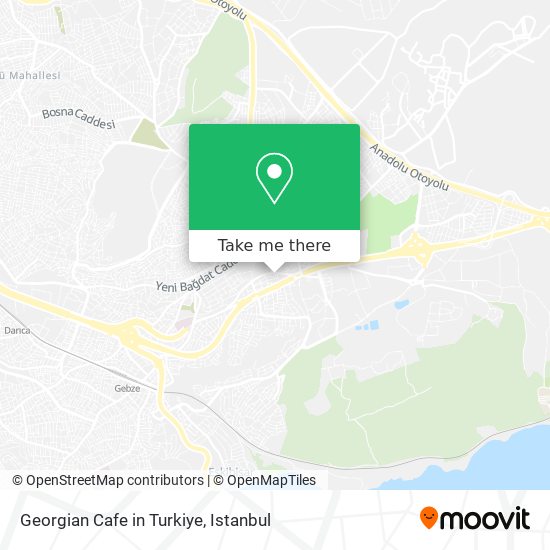 Georgian Cafe in Turkiye map