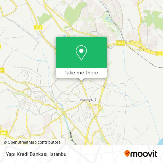 Yapı Kredi Bankası map