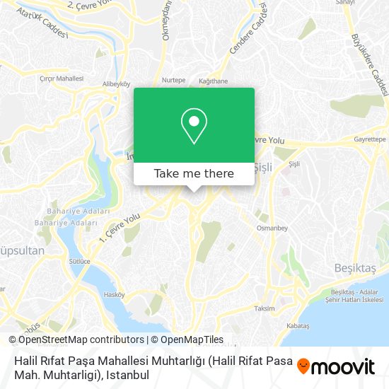 Halil Rıfat Paşa Mahallesi Muhtarlığı (Halil Rifat Pasa Mah. Muhtarligi) map