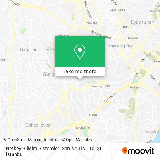 Netkey Bilişim Sistemleri San. ve Tic. Ltd. Şti. map